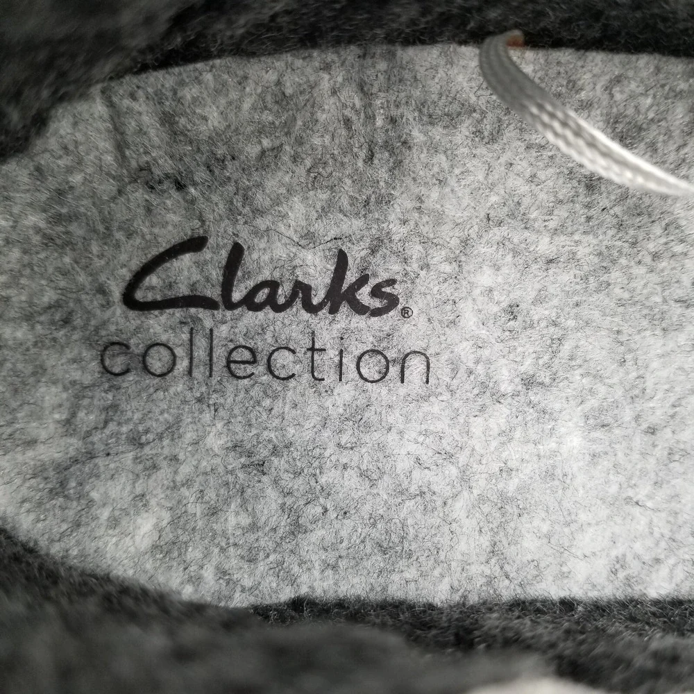 Clarks Men's Gorwin Step Sneaker Loafers Sz 12‎ M Gray Suede Casual City
